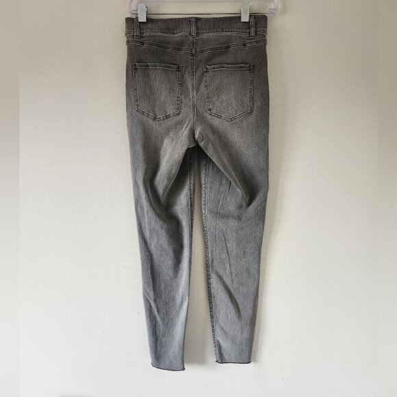 SPANX | Women's Distressed Denim Skinny Pants jeggings gray sz M - Picture 2 of 4